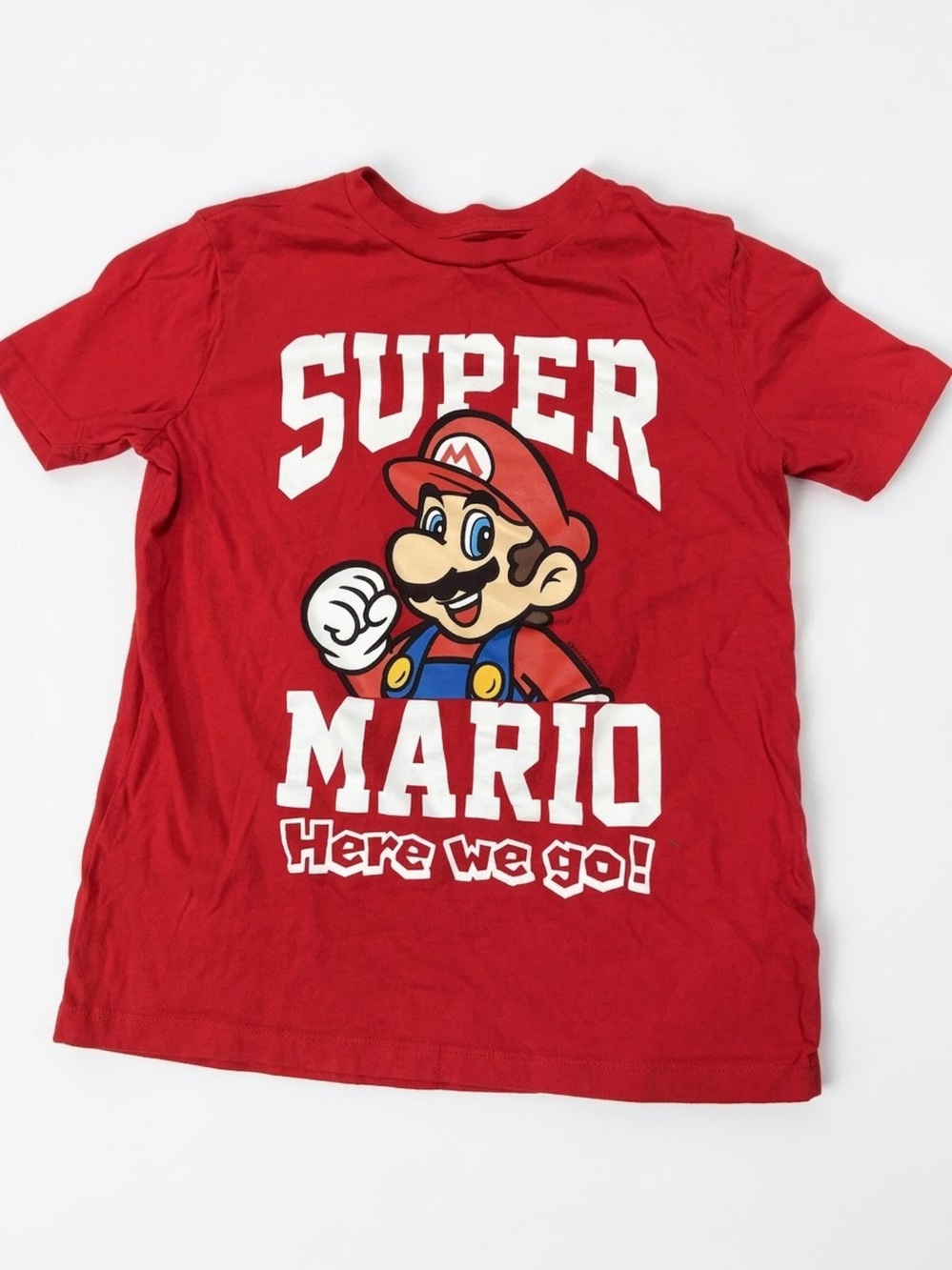 Old Navy Super Mario Kids Graphic T-Shirt Red Size XL (14-16)
